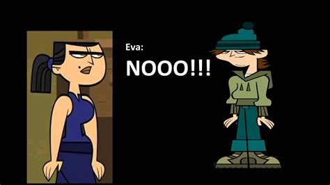 total drama eva|total drama ezekiel x eva.